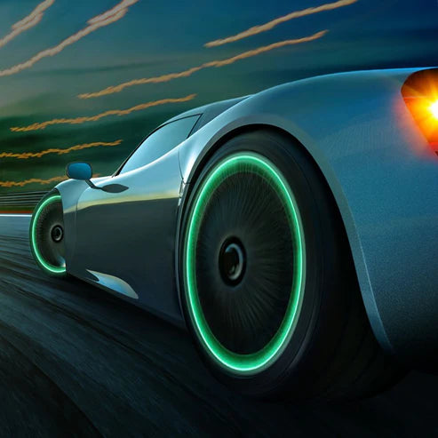 Car Luminous Tire Valve Cap(4 pcs set) bayaramart.shop